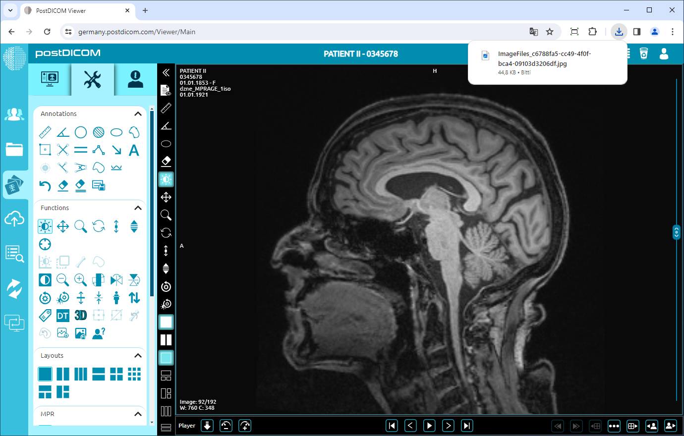 Downloading Current Image to Disk