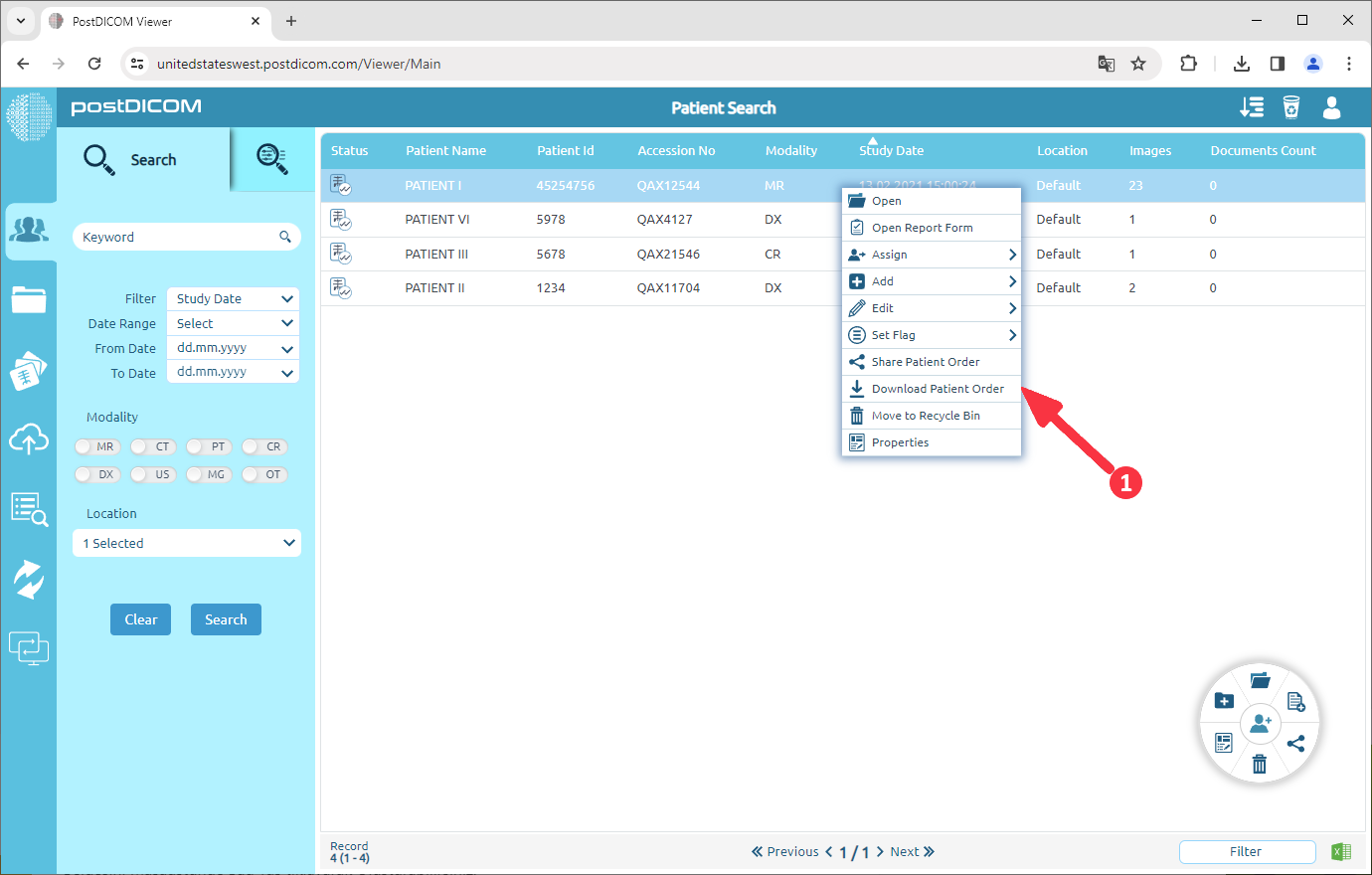 Downloading Patient Images to Disk