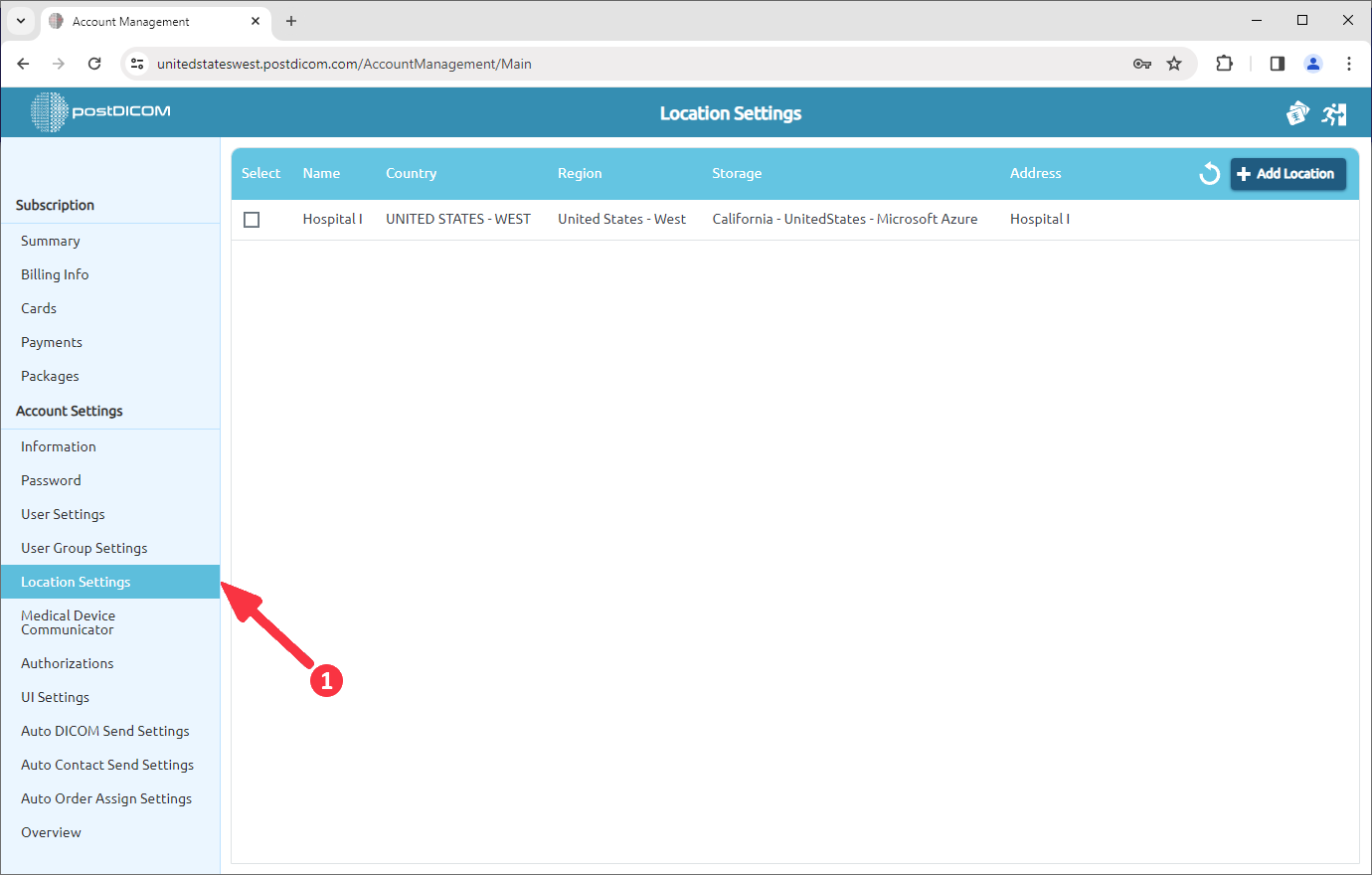 Managing Location Settings