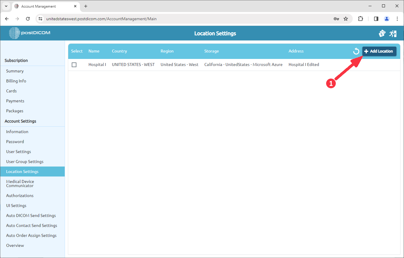 Managing Location Settings