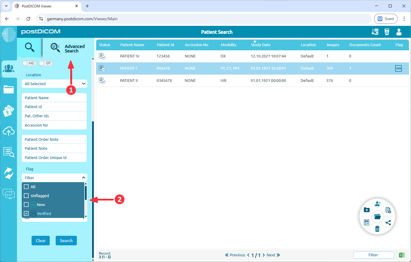 Using Flags to Organize and Filter Patient Orders